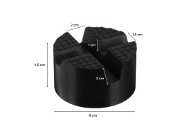 Gumená podložka pre zdvihák automobilov JACK PAD 5