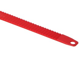 Upínací pásik pre nosič bicyklov na ťažné zariadenie, dĺžka 27 cm, červený - náhradný diel