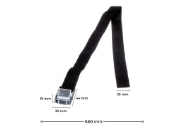 Upínacie pásky na uchytenie pneumatiky elektrobicyklov, dĺžka 650 mm, 2 ks - náhradný diel