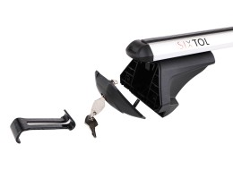 Hliníkový priečny nosník so zámkom ROOF RACK IN PRO, 120 cm, nosnosť 90 kg