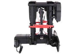 Nosič bicyklov na ťažné zariadenie E-BIKE 2 PREMIUM - 2 elektrobicykle, nosnosť 60 kg, skladací