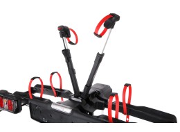 Nosič bicyklov na ťažné zariadenie E-BIKE 2 PREMIUM - 2 elektrobicykle, nosnosť 60 kg, skladací