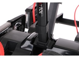 Nosič bicyklov na ťažné zariadenie E-BIKE 2 PREMIUM - 2 elektrobicykle, nosnosť 60 kg, skladací