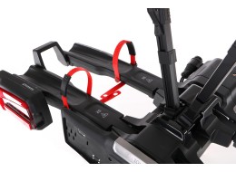 Nosič bicyklov na ťažné zariadenie E-BIKE 2 PRO - 2 elektrobicykle, nosnosť 60 kg, skladací