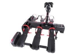 Nosič bicyklov na ťažné zariadenie E-BIKE 3 PRO - 3 elektrobicykle, nosnosť 60 kg, skladací