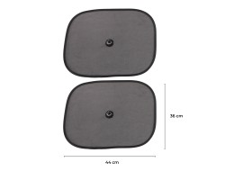 Slnečná clona s prísavkou na bočné okno auta CAR SUNSHADE SET 7, 44 x 36 cm, 2 ks
