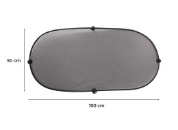 Slnečná clona s prisávkou na okno auta CAR SUNSHADE 8, 100 x 50 cm
