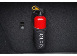 Držiak 1 kg hasiaceho prístroja do auta na suchý zips CAR FIRE 1