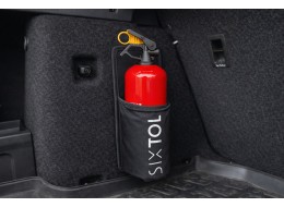 Držiak 1 kg hasiaceho prístroja do auta na suchý zips CAR FIRE 1