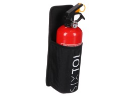 Držiak 1 kg hasiaceho prístroja do auta na suchý zips CAR FIRE 1
