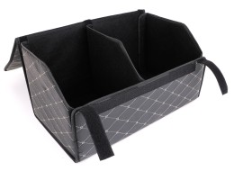 Organizér do kufra auta CAR COMPACT ELEGANT L, 2 priehradky, skladací, s vekom