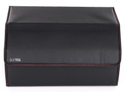 Organizér do kufra auta CAR COMPACT LEATHER L, 2 přihrádky, skládací, s víkem