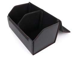 Organizér do kufra auta CAR COMPACT LEATHER L, 2 přihrádky, skládací, s víkem