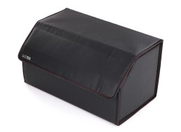 Organizér do kufra auta CAR COMPACT LEATHER L, 2 přihrádky, skládací, s víkem