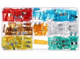 Sada nožových automobilových poistiek MECHANIC FUSE SET 1, 5-30A, 120 ks