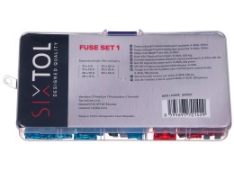 Sada nožových automobilových poistiek MECHANIC FUSE SET 1, 5-30A, 120 ks