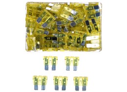 Sada nožových automobilových poistiek MECHANIC FUSE SET 20A, 100 ks