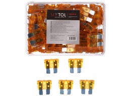 Sada nožových automobilových poistiek MECHANIC FUSE SET 5A, 100 ks