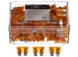 Sada nožových automobilových poistiek MECHANIC FUSE SET 5A, 100 ks