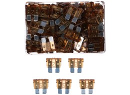 Sada nožových automobilových poistiek MECHANIC FUSE SET 7,5A, 100ks