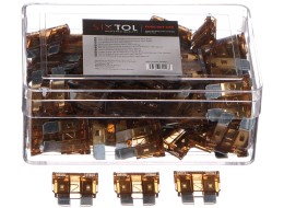Sada nožových automobilových poistiek MECHANIC FUSE SET 7,5A, 100ks