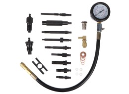 Sada pre testovanie kompresie naftových motorov MECHANIC ENGINE TESTER 23, 0-70bar, 23 ks