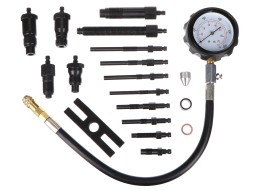 Sada na testovanie kompresie naftových motorov MECHANIC ENGINE TESTER 19, 0-70 bar, 19 ks