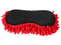 Hubka na umývanie auta CAR DETAILING WASH 1, 24 x 12,5 x 6cm, čierno-červená