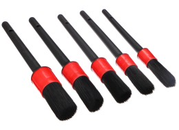 Sada mäkkých precíznych štetcov na čistenie auta CAR DETAILING BRUSH 5 SOFT, 5 ks