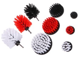 Sada kartáčov na vŕtačku pre čistenie auta CAR DETAILING DRILL BRUSH 9, 9 ks