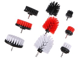 Sada kartáčov na vŕtačku pre čistenie auta CAR DETAILING DRILL BRUSH 9, 9 ks