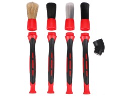Sada precíznych štetcov s vymeniteľnými nástavcami na čistenie auta CAR DETAILING BRUSH 4
