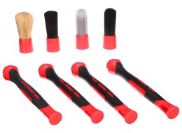Sada precíznych štetcov s vymeniteľnými nástavcami na čistenie auta CAR DETAILING BRUSH 4