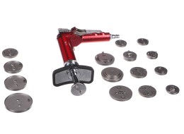 Pneumatický stláčač brzdových piestov MECHANIC BRAKE SET PNEU 16, sada 16 ks