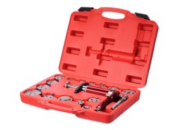 Pneumatický stláčač brzdových piestov MECHANIC BRAKE SET PNEU 16, sada 16 ks