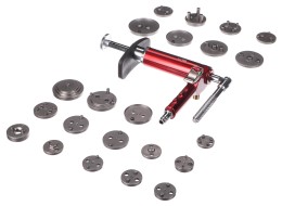 Pneumatický stláčač brzdových piestov MECHANIC BRAKE SET PNEU 23, sada 23 ks