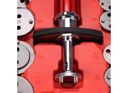 Pneumatický stláčač brzdových piestov MECHANIC BRAKE SET PNEU 23, sada 23 ks