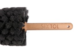 Guľatý kartáč na čistenie rámu bicykla alebo motorky CAR DETAILING WOOD BRUSH 1