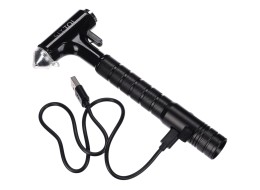 Viacúčelové bezpečnostné kladivo 3 v 1 CAR SAFETY HAMMER 1, 310 g