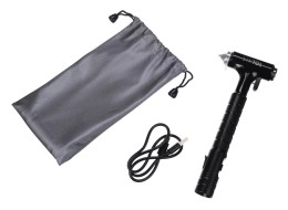 Viacúčelové bezpečnostné kladivo 3 v 1 CAR SAFETY HAMMER 1, 310 g