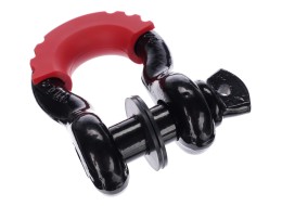 Offroadový tŕmen s gumeným chráničom CAR SHACKLE 1, nosnosť 4,75 t