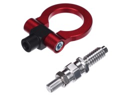 Ťažné oko CAR TOW HOOK 2, červené