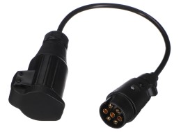 Káblová redukcia zásuvky ťažného zariadenia TRAILER CABLE 1, 7-13pin, 50 cm