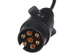 Prepojovací špirálový kábel zástrčky ťažného zariadenia TRAILER CABLE 3, 7-7pin, 3 m