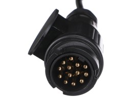 Prepojovací špirálový kábel zástrčky ťažného zariadenia TRAILER CABLE 4, 13-13pin, 3 m
