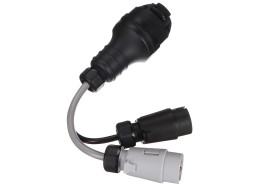 Káblová redukcia zásuvky ťažného zariadenia TRAILER CABLE 5, z 13pin na 7pin N+S, 35 cm