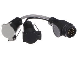 Káblová redukcia zástrčky ťažného zariadenia TRAILER CABLE 6, z 13pin na 7pin N+S, 35 cm