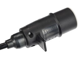 Prepojovací špirálový kábel 7pin typ S TRAILER CABLE 10, plastová zástrčka, 24V, 3,5 m