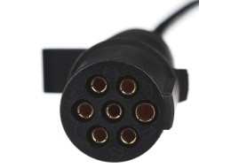 Prepojovací špirálový kábel 7pin typ N TRAILER CABLE 11, plastová zástrčka, 24V, 3,5 m