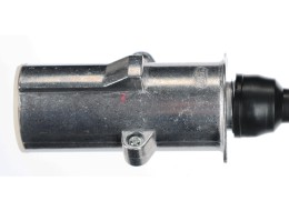 Prepojovací špirálový kábel 7pin typ S TRAILER CABLE 12, kovová zástrčka, 24V, 3,5 m
